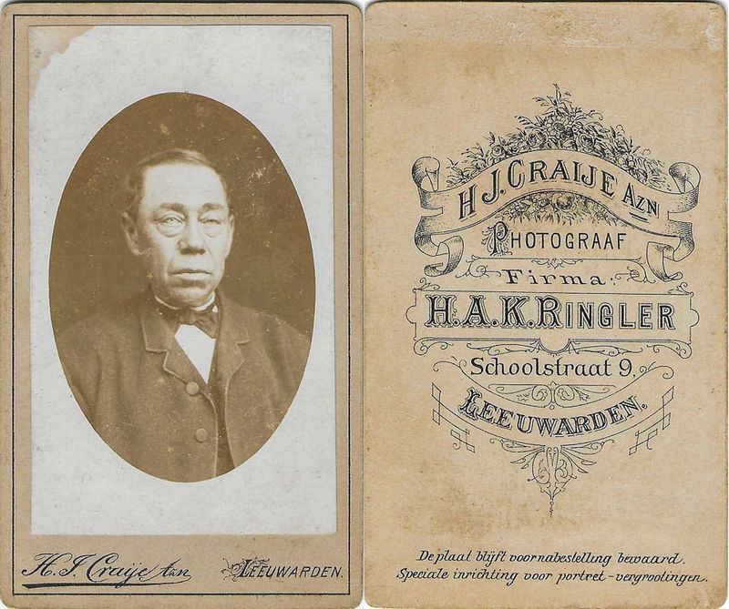 Craije, Hendrik Johannes, Leeuwarden, 1881  1885