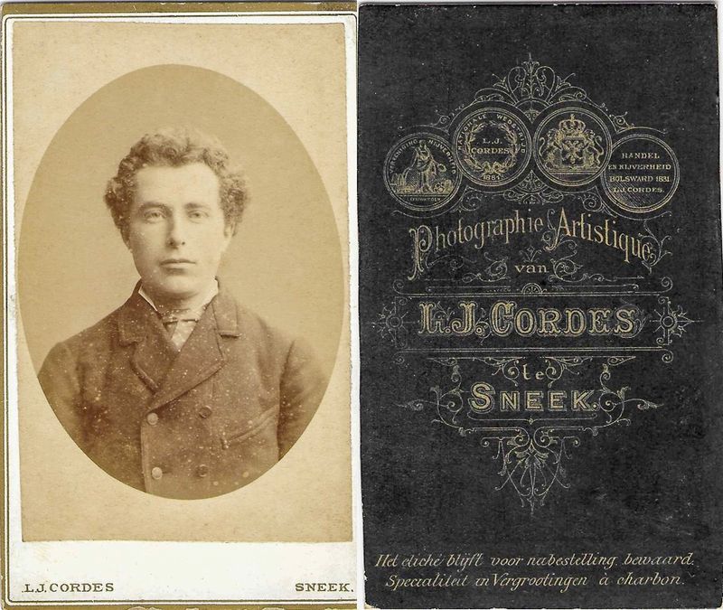 Cordes, Louis Johan, Sneek, 1881 1888