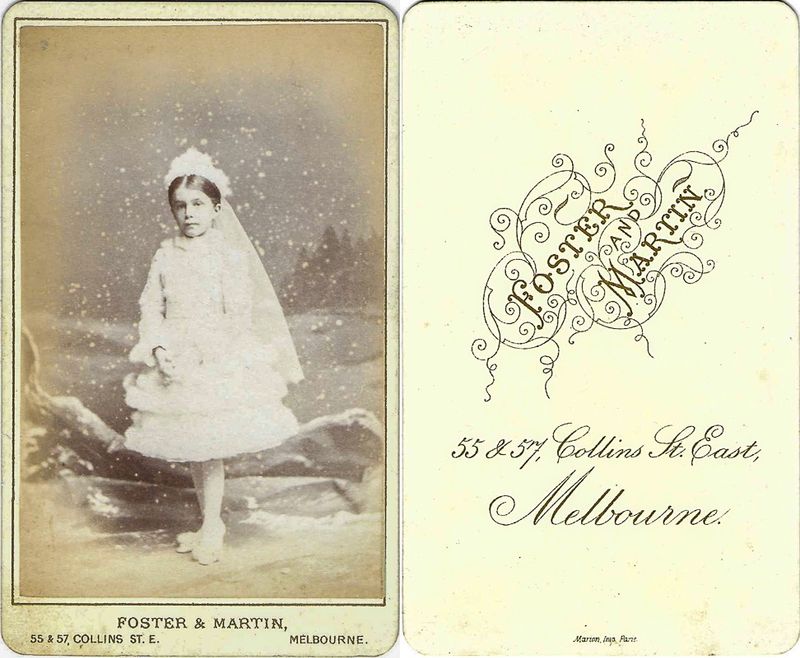 Foster and Martin, Eliza Russell, Melbourne, Victoria (AU), 1876 - 1879