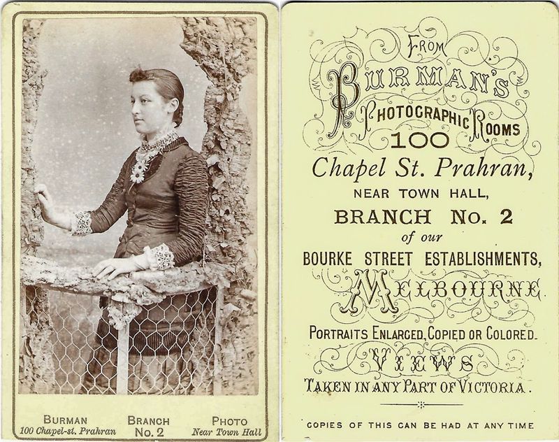 Burman, Melbourne, Victoria, AU, 1884  1889