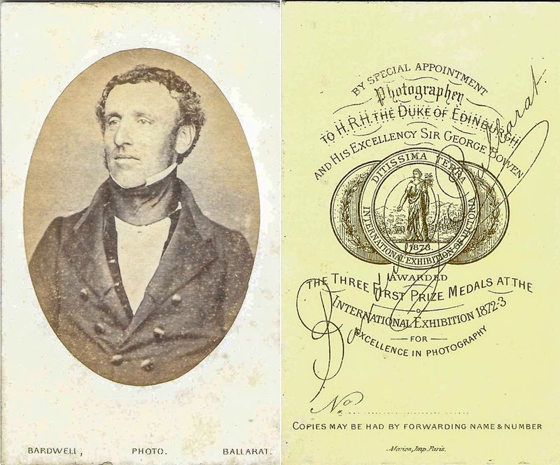 Bardwell, William H., Ballarat, Victoria (AU), 1873  1895