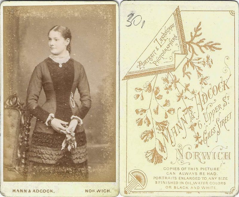 Mann, James & Adcock, Ernest D., Norwich,1879  1888
