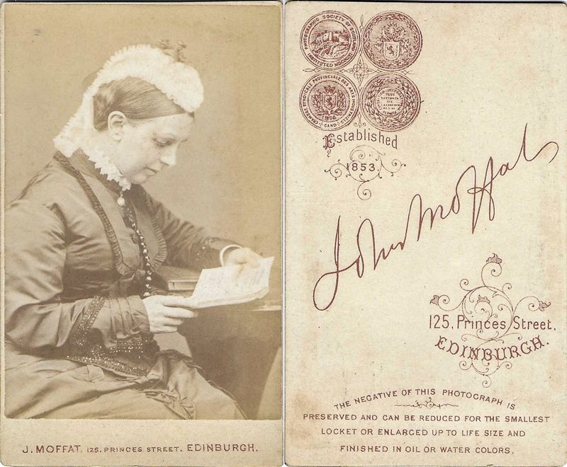 Moffat, John, Edinburgh, 1873  1894