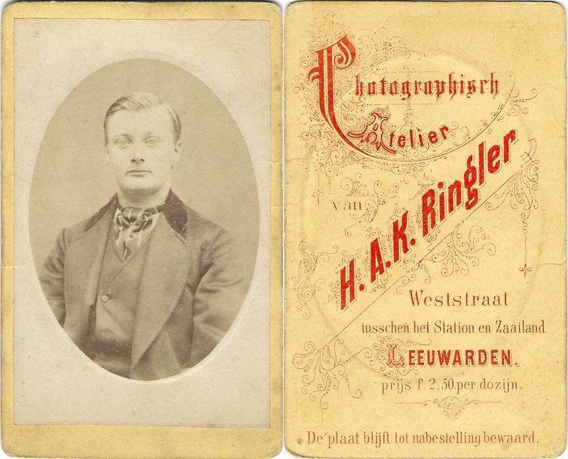 Ringler, Hendrik Anthonie Karel, Leeuwarden, 1872-1876