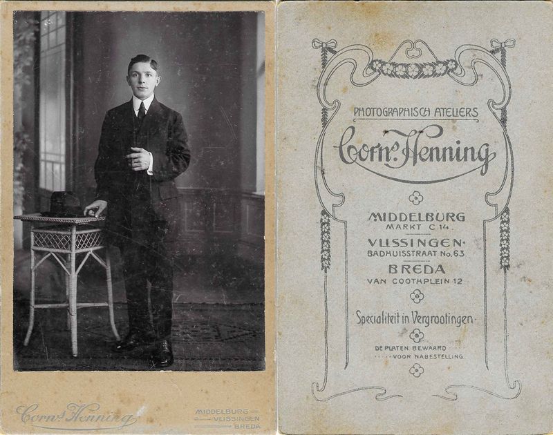 Henning, Cornelis, Middelburg, 1912 1927