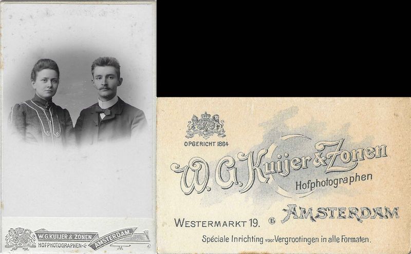  Kuijer, Willem Gerhardus, Amsterdam, 1892  1899