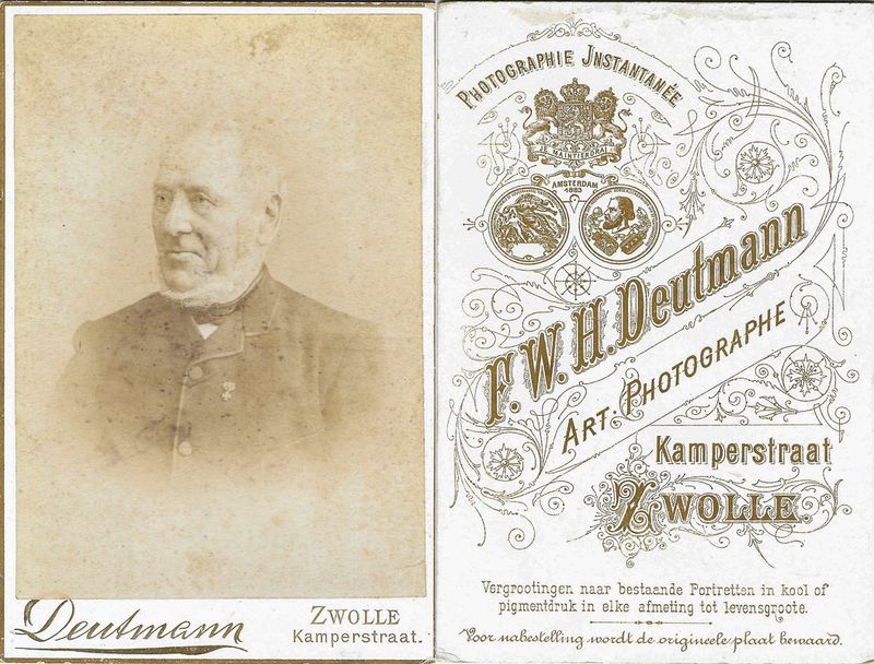 Deutmann, Franz Wilhelm Heinrich, Zwolle, 1877 1891