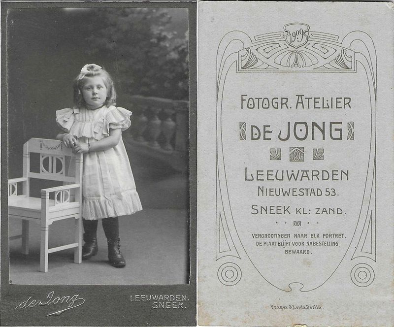 Jong, Aaltje de, Leeuwarden, 1909