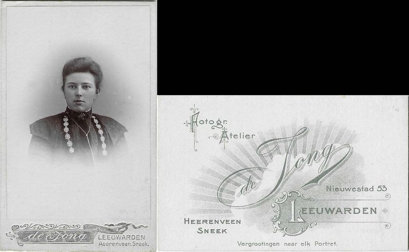 Jong, Aaltje de, Leeuwarden, 1902  1906