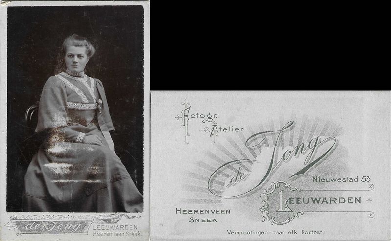 Jong, Aaltje de, Leeuwarden, 1902  1906