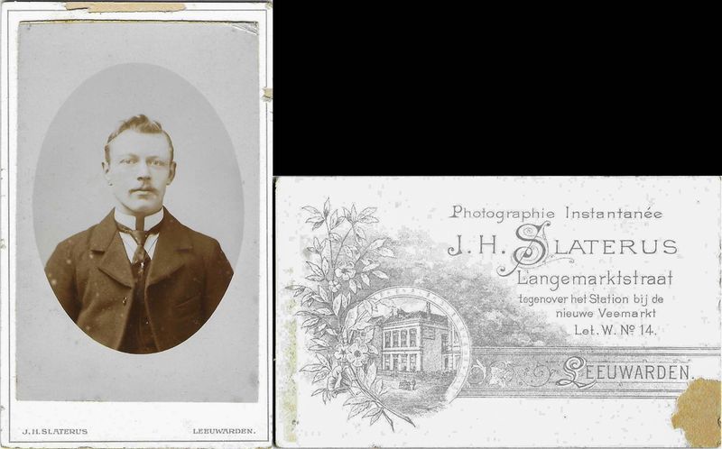 Slaterus, Idanus Hendrikus, Leeuwarden, 1890 - 1900