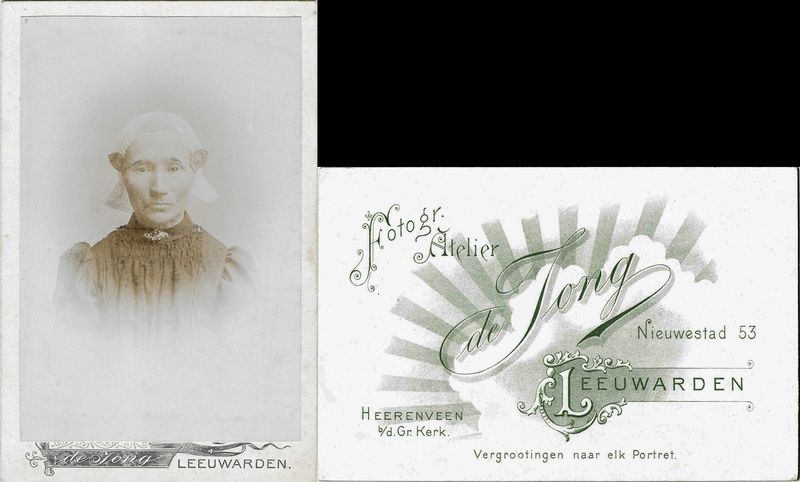 Jong, Aaltje de, Leeuwarden, 1901