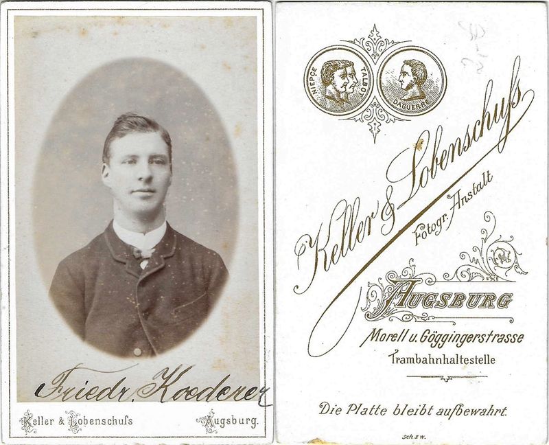 Keller & Lobenschufs, Augsburg, 1881 - 1910