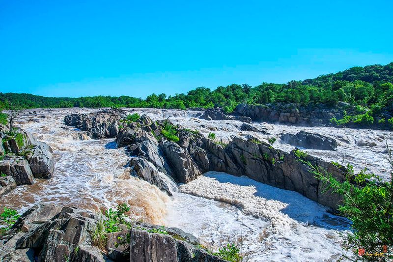 Great Falls of the Potomac River, South Falls, in Flood (DS0118)