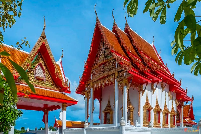 Wat Luang Pu Supa Phra Ubosot Rear View (DTHP0325)