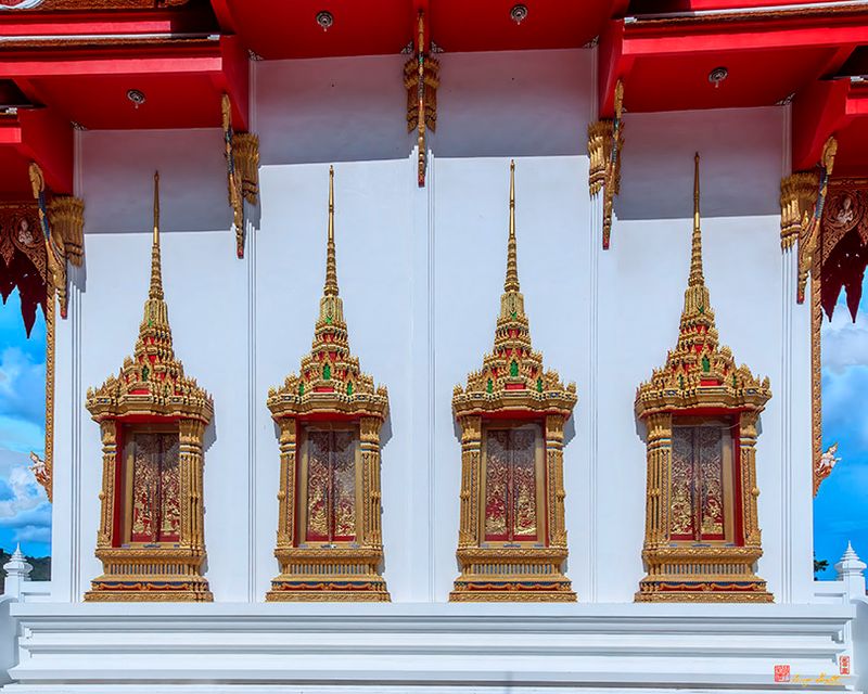Wat Luang Pu Supa Phra Ubosot Windows (DTHP0333)
