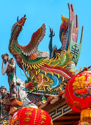 San Jao Xian Lo Dai Tien Gong Dragon Roof Phoenix (DTHSP0294)