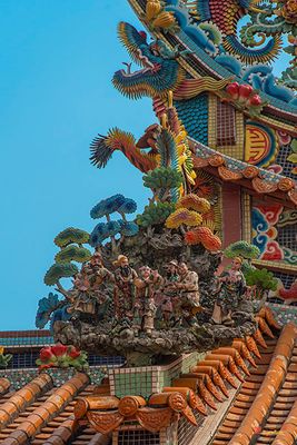 San Jao Xian Lo Dai Tien Gong Dragon Roof Images (DTHSP0306)