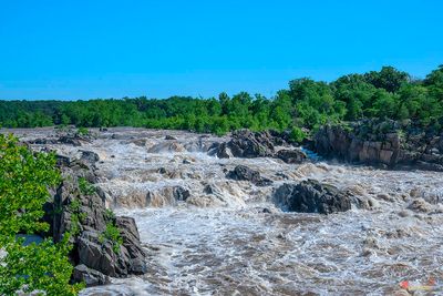 Great Falls of the Potomac River, Main Falls, in Flood (DS0120)