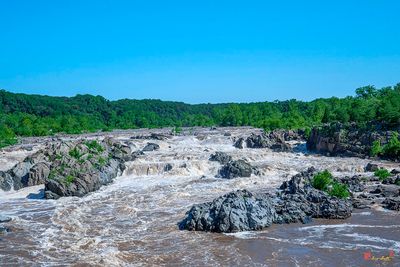 Great Falls of the Potomac River, Main Falls, in Flood (DS0122)