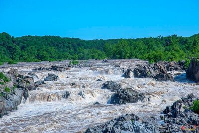 Great Falls of the Potomac River, Main Falls, in Flood (DS0123)
