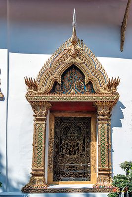 Wat Chanasongkram Phra Ubosot Side Window (DTHB1360)