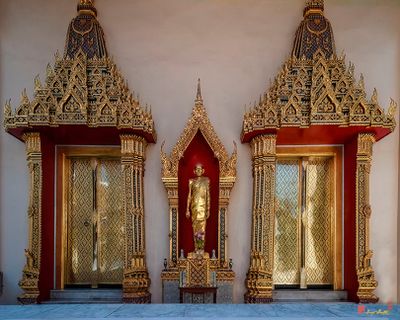 Wat Sangveswitsayaram Phra Ubosot Rear Entrance (DTHB0313)
