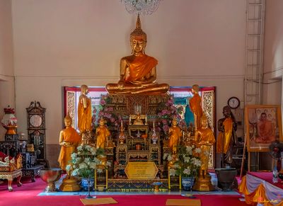 Wat Mai Amataros Phra Ubosot Buddha Images (DTHB1333)