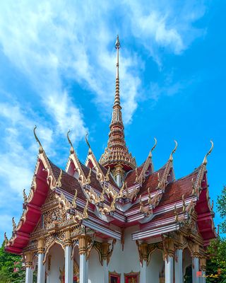 Wat Ket Ho Phra Wihan Gables and Spire (DTHP0619)