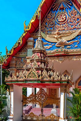 Wat Mongkol Nimit Phra Ubosot Gate (DTHP0593)
