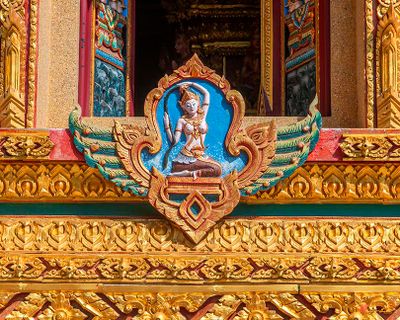Wat Khao Rang Phra Ubosot Window Sill (DTHP0555)