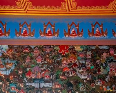 Wat Khao Rang Phra Ubosot Interior Paintings (DTHP0561)