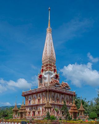 Wat Chalong Phramahathat Chedi for Phra Borom Sareerikatat Buddha Relic  (DTHP0052)