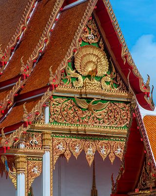 Wat Luang Pu Supa Phra Ubosot Gable (DTHP0329)
