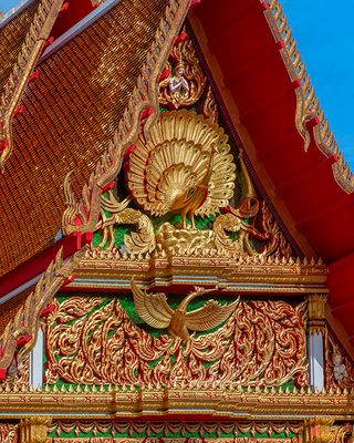 Wat Luang Pu Supa Phra Ubosot Gable (DTHP0330)