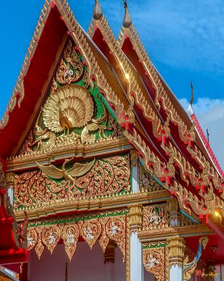 Wat Luang Pu Supa Phra Ubosot Gable (DTHP0331)