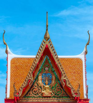 Wat Luang Pu Supa Pavilion Gable (DTHP0335)