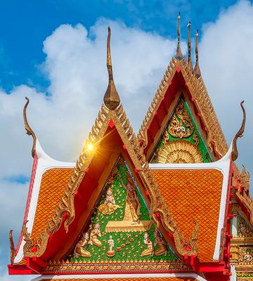 Wat Luang Pu Supa Pavilion Gable (DTHP0338)