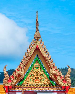 Wat Luang Pu Supa Pavilion Gable (DTHP0339)