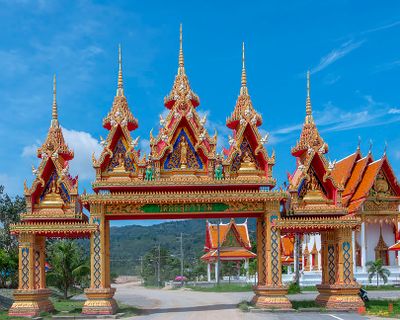 Wat Luang Pu Supa Temple Gate (DTHP0343)