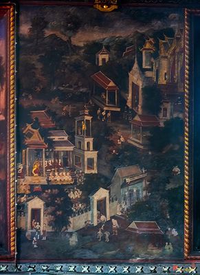 Wat Kan Matuyaram Phra Ubosot Wall Painting (DTHB2536)