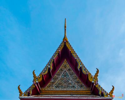 Wat Kan Matuyaram Phra Ubosot Gable (DTHB0738)