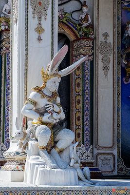 Wat Pariwas Ubosot Rabbit Figure Guardian (DTHB2620)