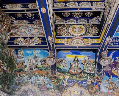 Wat Pariwas Ubosot Interior Paintings (DTHB2631)