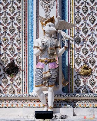 Wat Pariwas Ubosot Pigeon Headed Woman Guardian (DTHB2645)