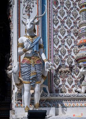 Wat Pariwas Ubosot Deer Headed Man Guardian (DTHB2649)