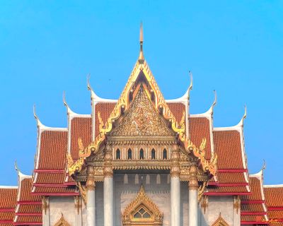 Wat Benchamabophit Phra Ubosot Gable (DTHB1241)
