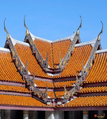 Wat Benchamabophit Phra Ubosot Gallery Corner Gables (DTHB2668)