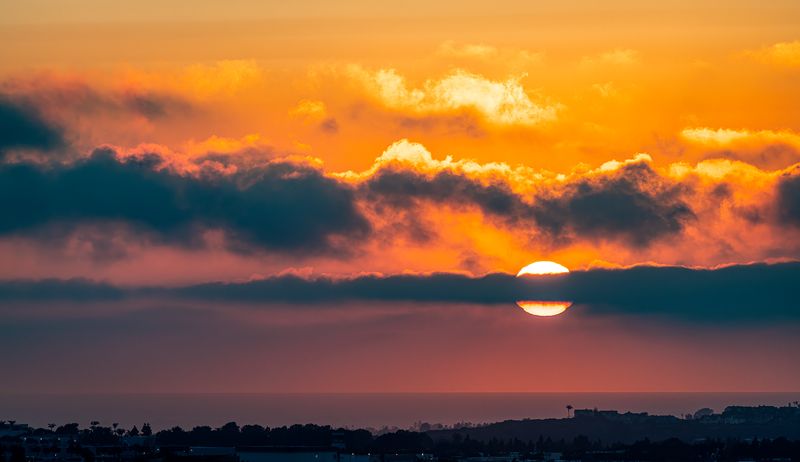 Finally a sunset!
