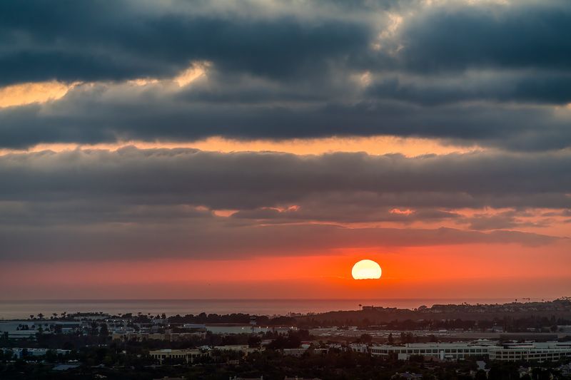 The sunset of the day after the longest day in the Northern Hemishphere-2023